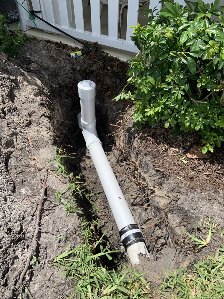Hobe Sound, FL - Repaired/Replaced 4” PVC main sewer line and main clean out. Root intrusion in cracked fitting. Hobe Sound, FL - Repaired/Replaced 4” PVC main sewer line and main clean out. Root intrusion in cracked fitting.