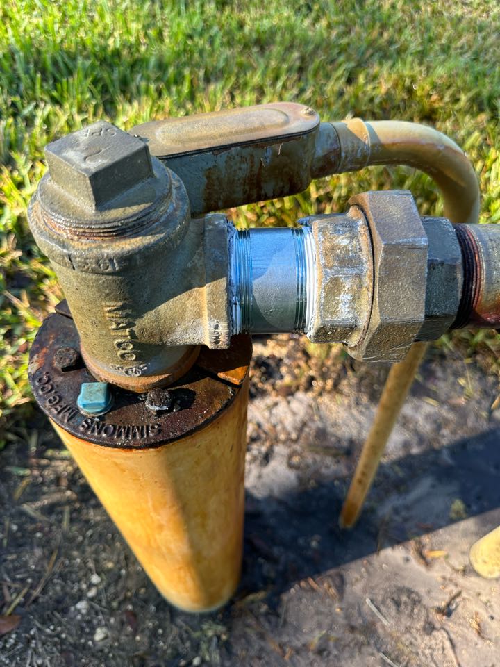 Palm Harbor, FL - Repair of 2” Galv  Palm Harbor, FL - Repair of 2” Galv