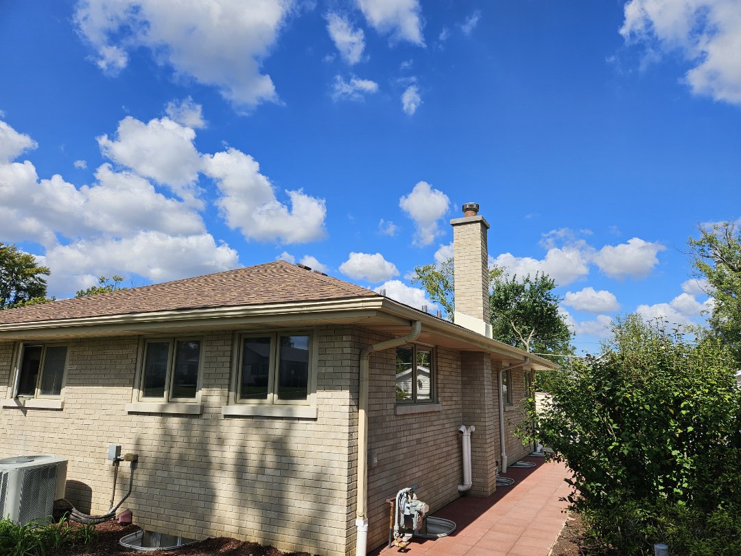 Full roof replacement. New Owen's Corning Duration shingles. Chimney repair and cap replacement.  Full roof replacement. New Owen's Corning Duration shingles. Chimney repair and cap replacement.