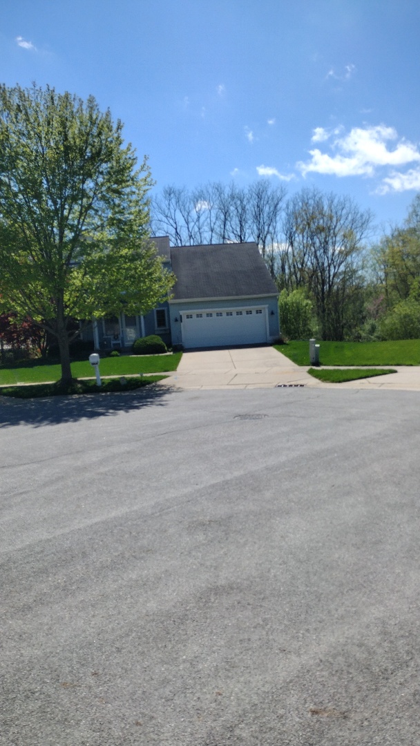 applying crabgrass control 