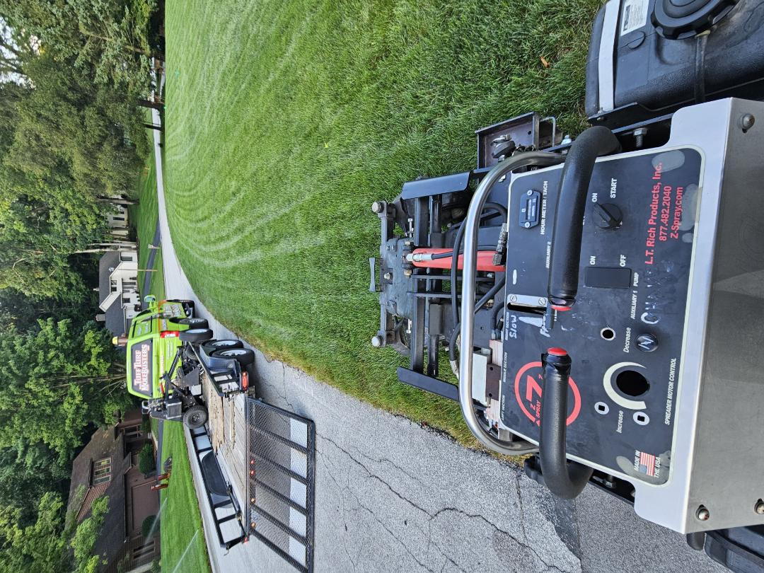 I'm doing some lawn aerations today.