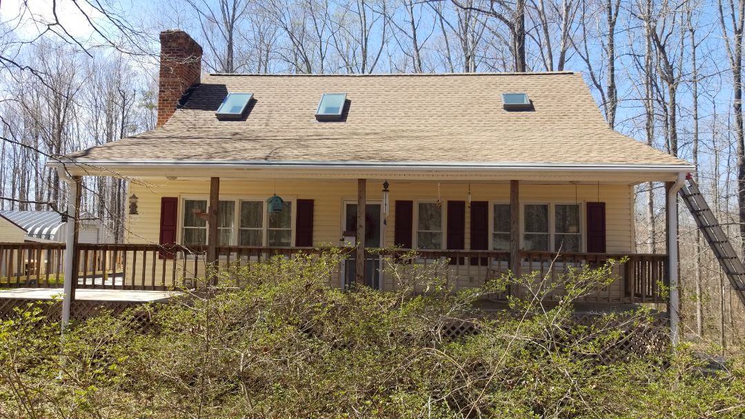 Powhatan, VA - New GAF roof and Leafguard gutter system in Powhatan Powhatan, VA - New GAF roof and Leafguard gutter system in Powhatan