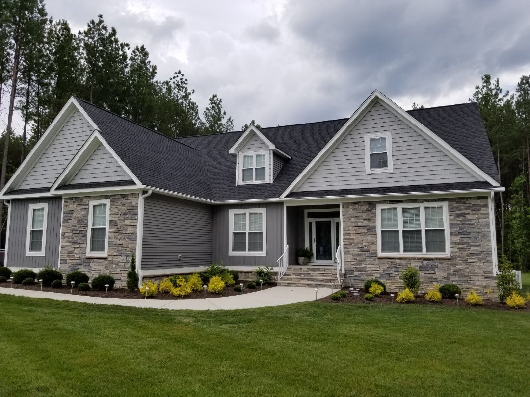 Chesterfield, VA - LeafGuard gutters installed on this home Chesterfield, VA - LeafGuard gutters installed on this home