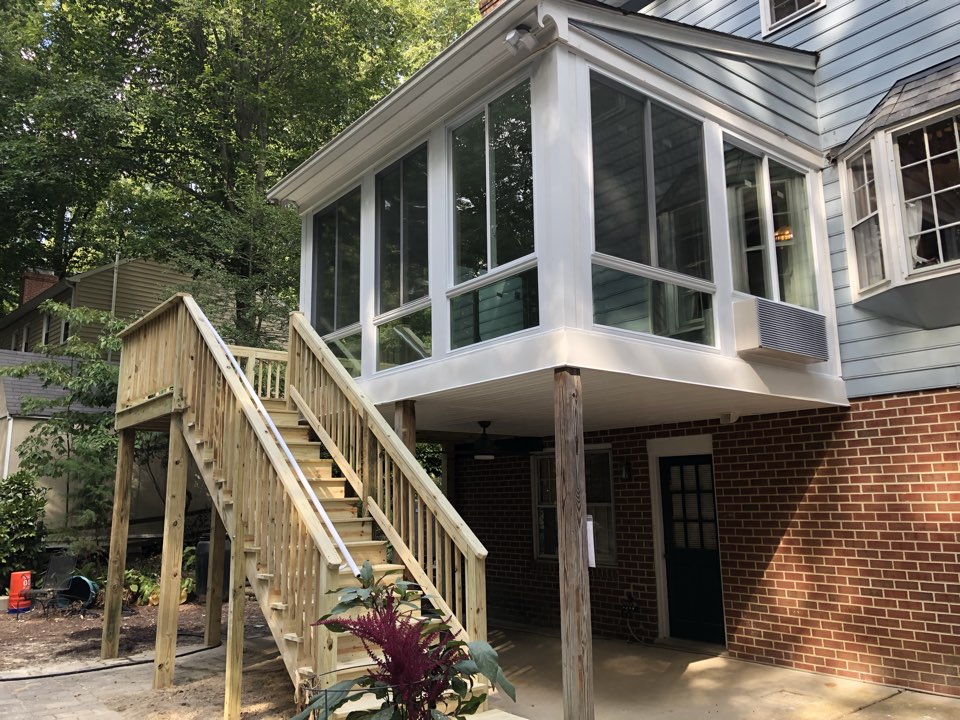 Macon, VA - New Sunroom and deck Macon, VA - New Sunroom and deck