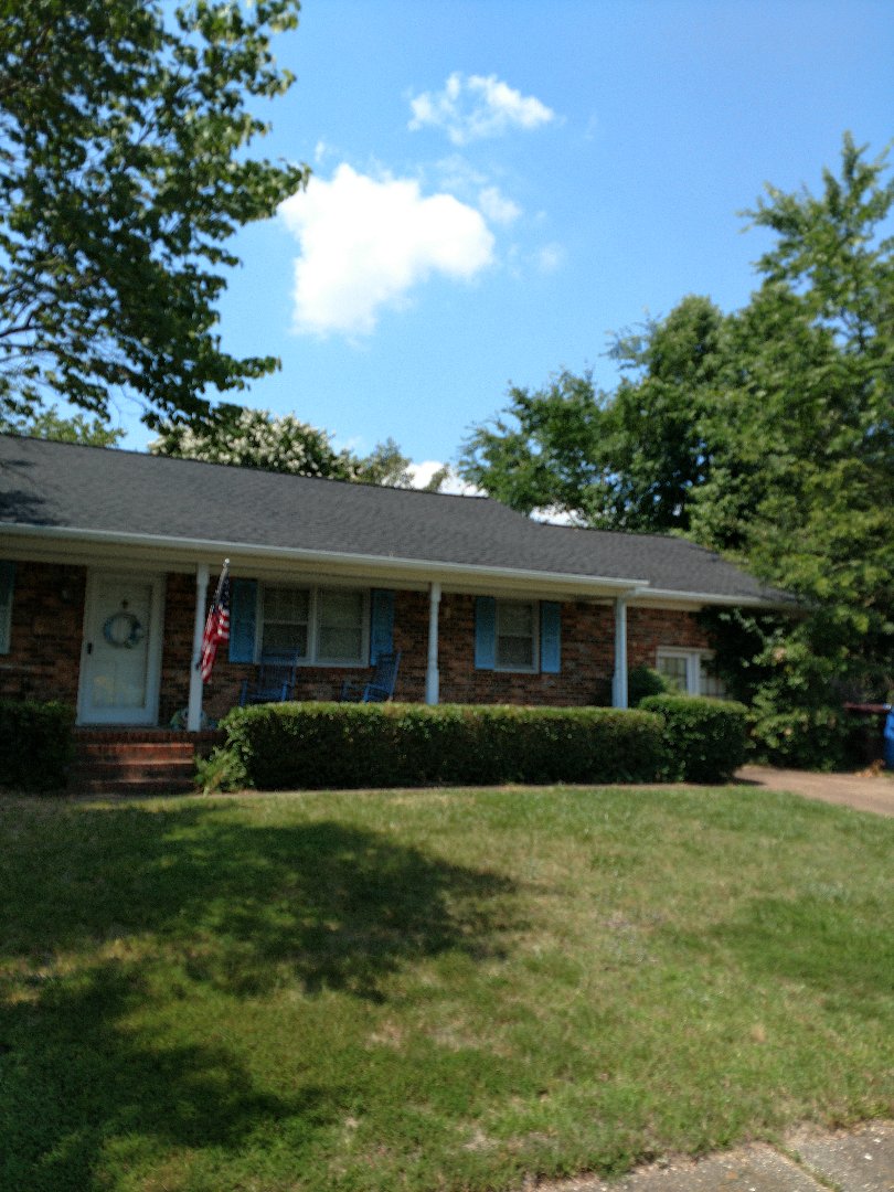 Chesapeake, VA - Brand new GAF roof, fascia wrap and K-Style gutters. Chesapeake, VA - Brand new GAF roof, fascia wrap and K-Style gutters.