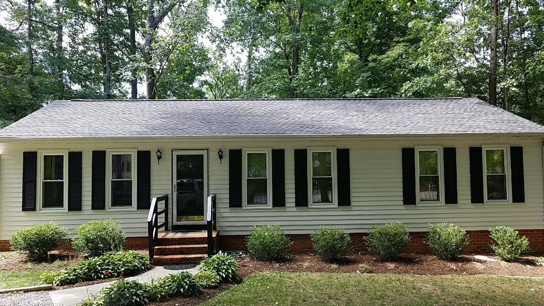 Chesterfield, VA - Brand new GAF roofing system. Chesterfield, VA - Brand new GAF roofing system.