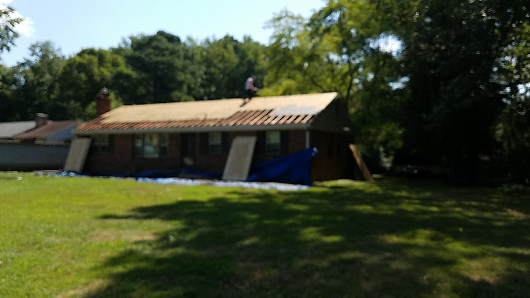 Richmond, VA - Replacing rotten plywood so we can put on a new GAF roofing system Richmond, VA - Replacing rotten plywood so we can put on a new GAF roofing system
