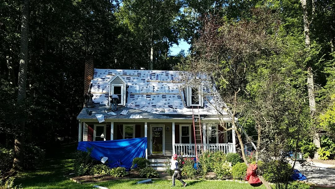 Midlothian, VA - Doing some GAF Roofing in Deer Run Midlothian, VA - Doing some GAF Roofing in Deer Run