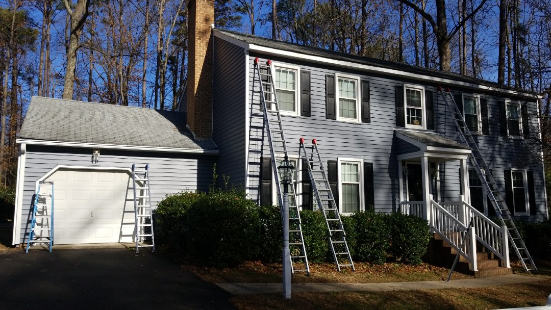 Richmond, VA - New CertainTeed vinyl siding and LeafGuard gutters Richmond, VA - New CertainTeed vinyl siding and LeafGuard gutters