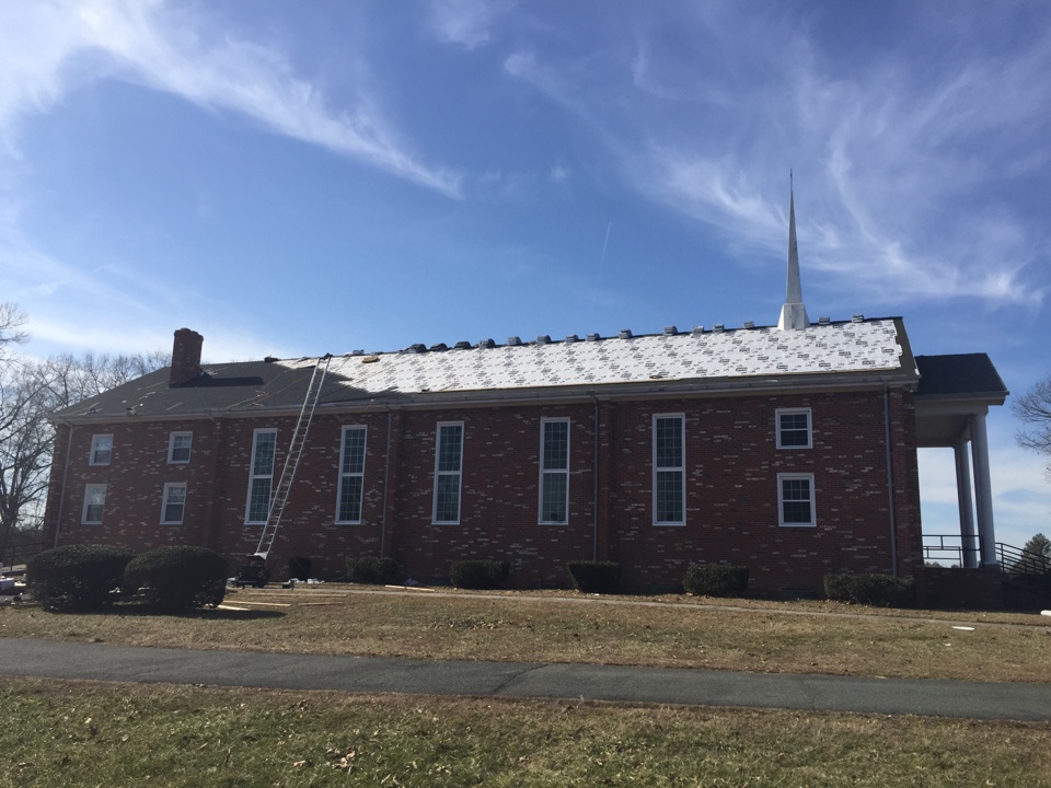 Loretto, VA - Finishing up a GAF Timberline HD roof Loretto, VA - Finishing up a GAF Timberline HD roof