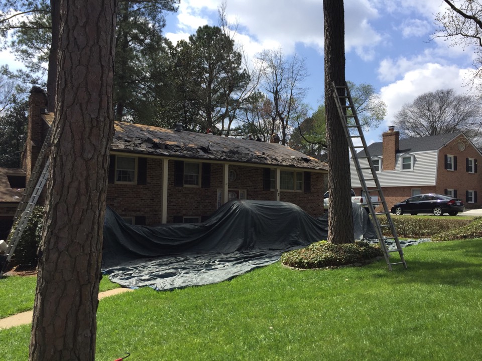 Richmond, VA - Timberline HD roof in shakewood Richmond, VA - Timberline HD roof in shakewood