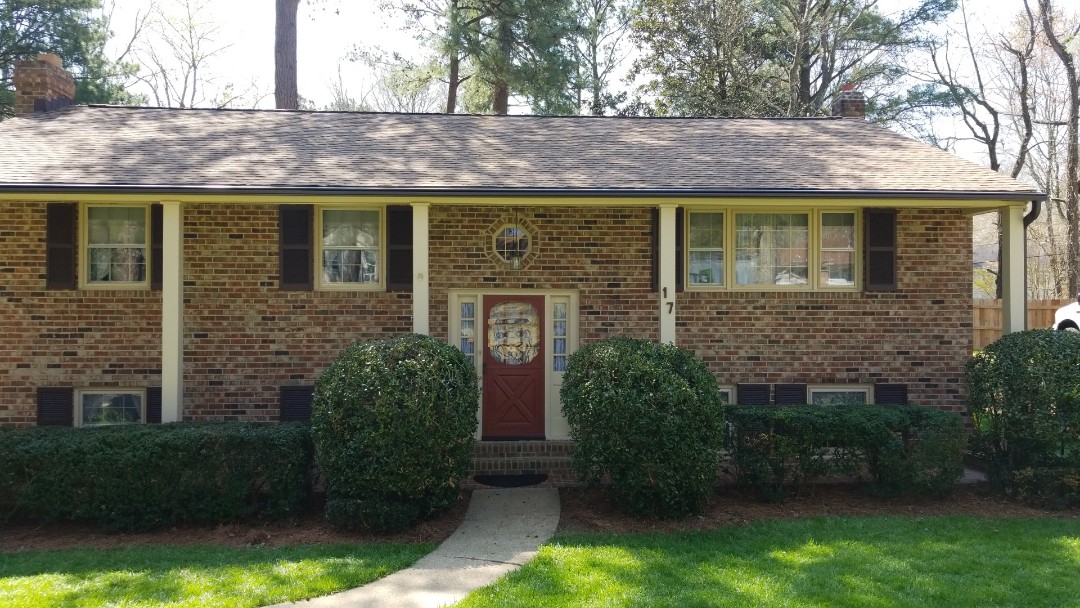 Richmond, VA - New GAF roof and LeafGuard gutters in Chesterfield Richmond, VA - New GAF roof and LeafGuard gutters in Chesterfield