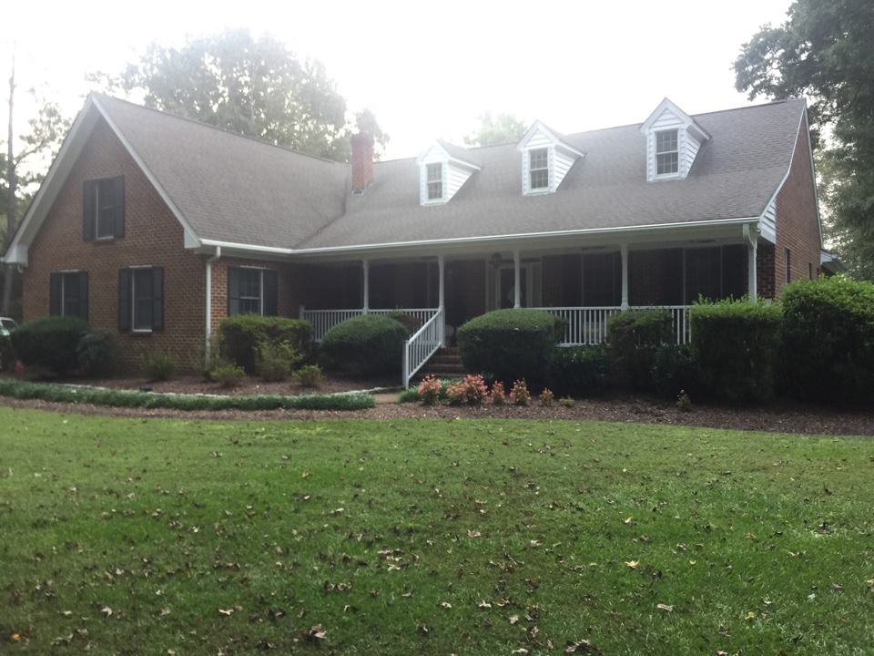 Chesapeake, VA - New PVC trim wrap to go along with the LeafGuard gutters. Chesapeake, VA - New PVC trim wrap to go along with the LeafGuard gutters.
