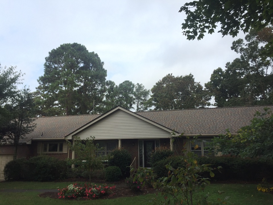 Virginia Beach, VA - GAF America Harvest roof complete. Virginia Beach, VA - GAF America Harvest roof complete.