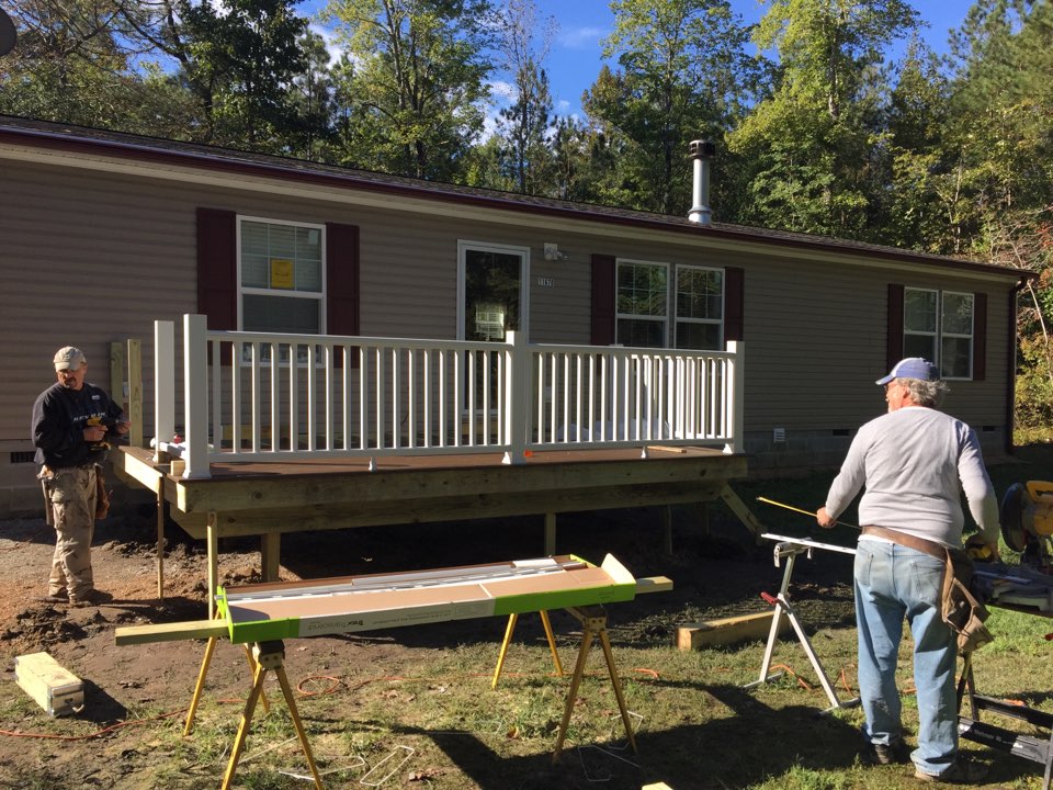 Smithfield, VA - Trex deck installation Smithfield, VA - Trex deck installation