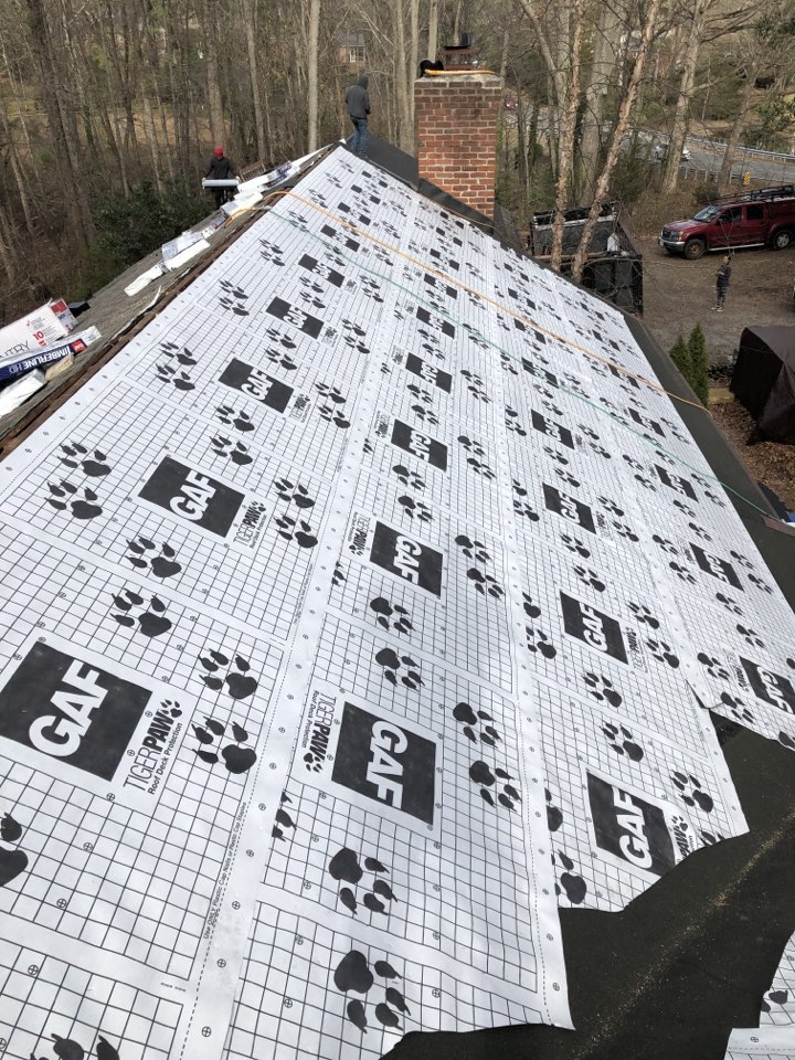 Richmond, VA - New GAF roof system. Richmond, VA - New GAF roof system.