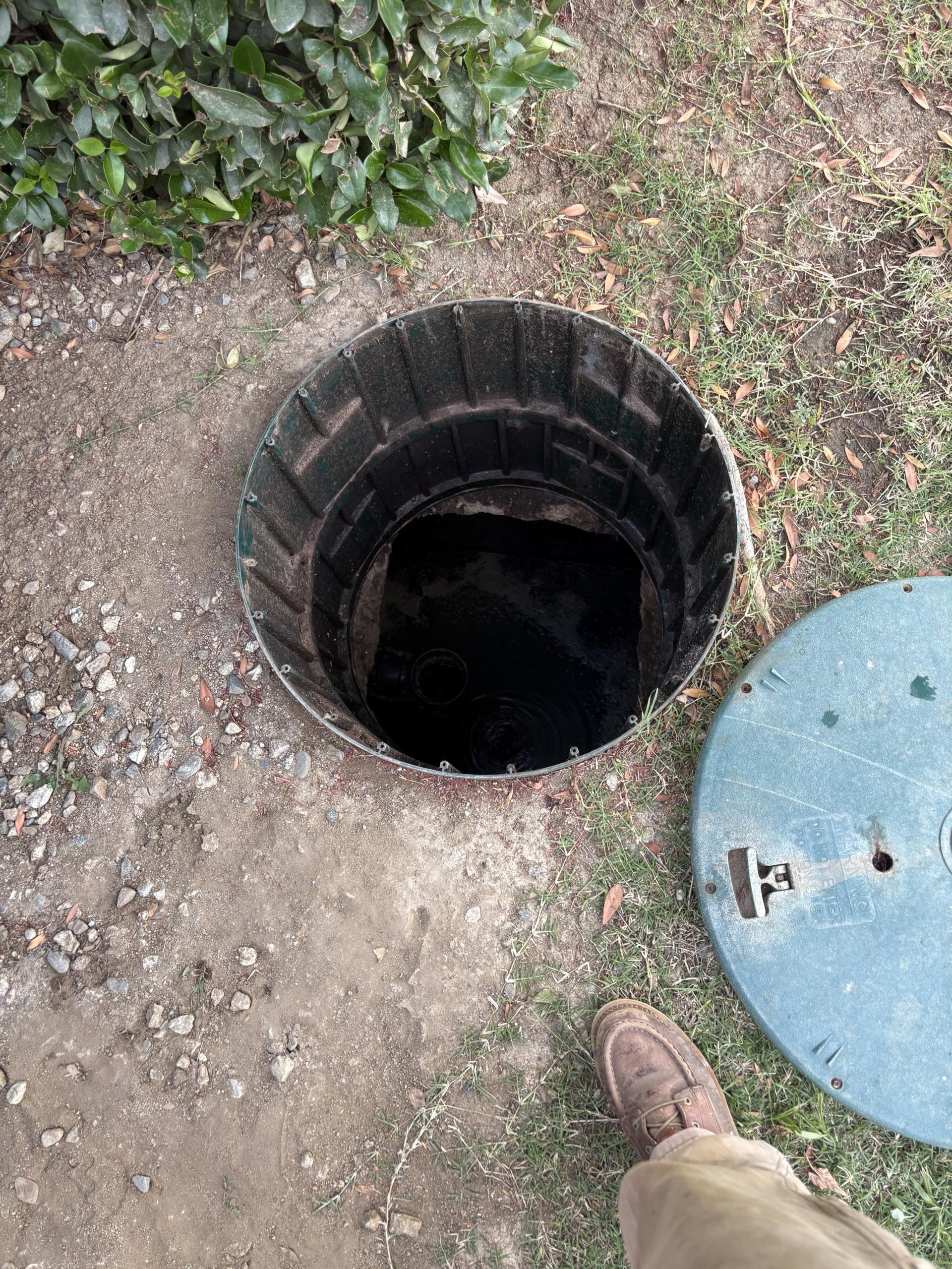 I was called to a home in the suburbs to repair a backed-up main line. I used a snake to clear the line, but it was still not flowing properly. I then used hydro jetting to clean the line from upstream through the septic tank. Afterward, I ran a camera to check for any structures in the main line. There were no structures, so I provided a one-year warranty.