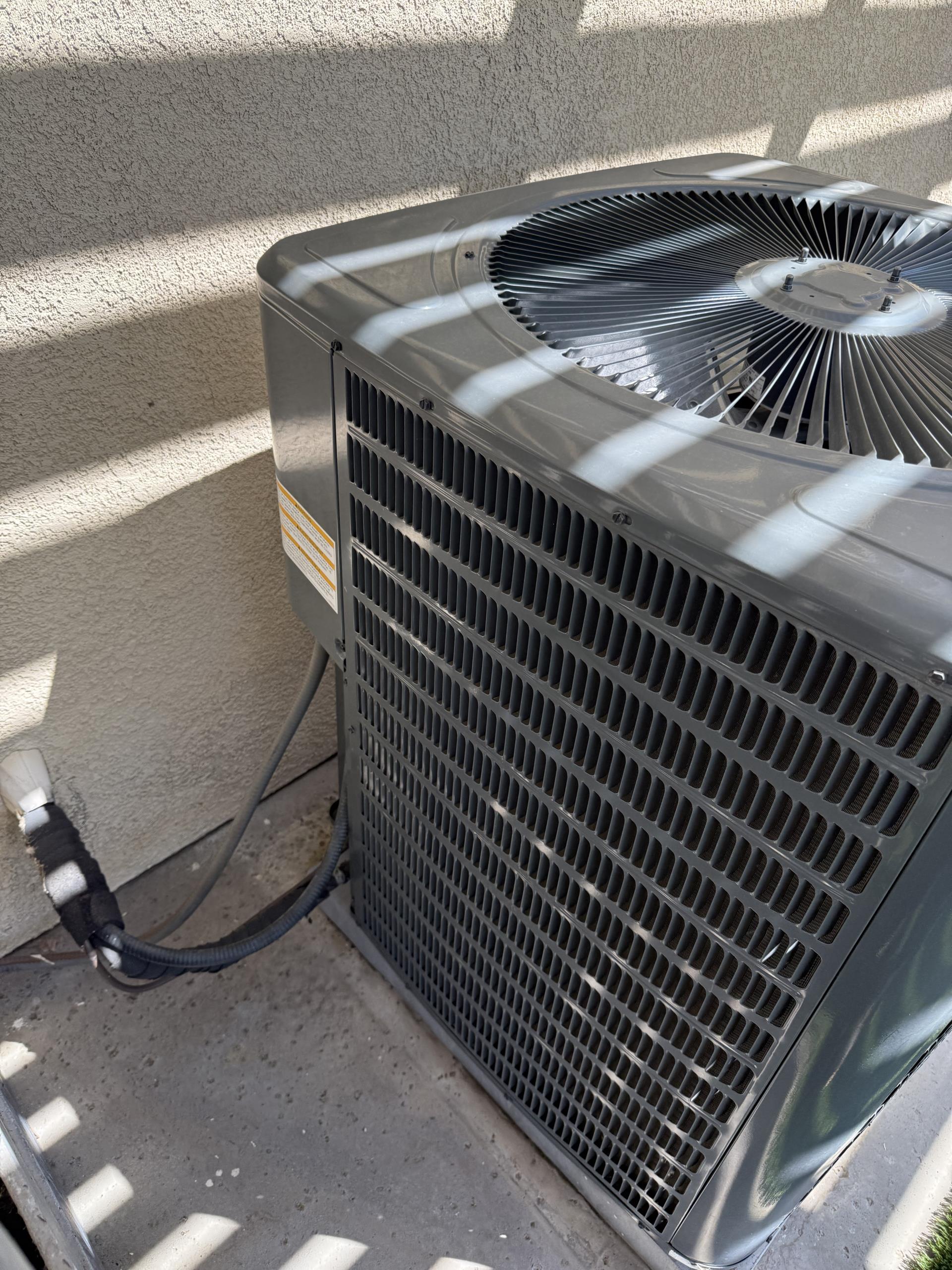 The customer reported that the house was not cool at all. Upon further inspection, the technician discovered that the system was low on Freon. The technician advised the customer that there was a leak that needed to be addressed immediately. The customer agreed to proceed with a dye check and refrigerant. The technician injected the system with dye and 70% of the Freon. The customer is scheduled for us to return next week to search for the leak.