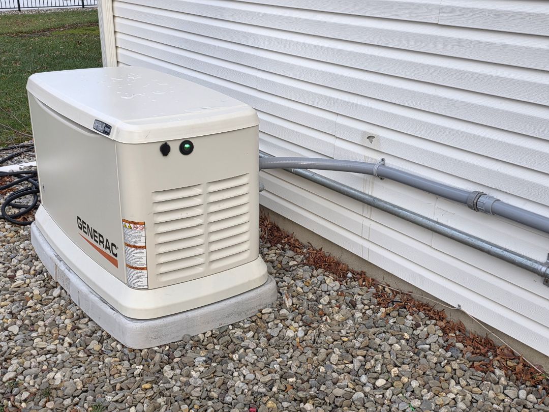 New 26kw Generac Generator with 200 amp whole-house transfer switch and 3 Load Management Modules.  Never feel Powerless again in Millstone NJ!
