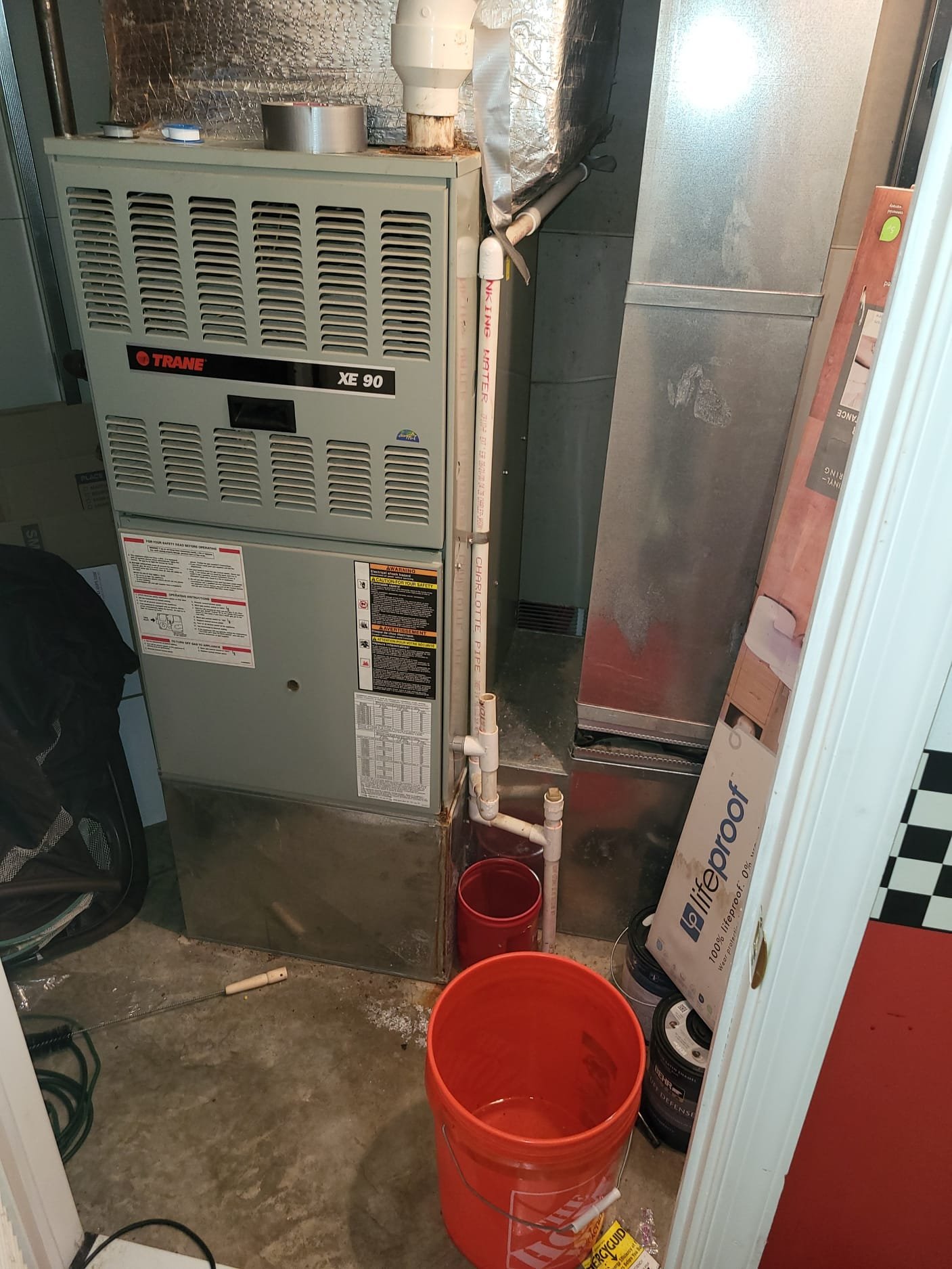 I recently completed a comprehensive HVAC installation project involving a 16" box furnace and a 28" coil. The furnace was carefully measured at 40" in length and 21" in width, ensuring a perfect fit within the designated space. The supply and return ducts were meticulously crafted, each measuring 21" wide and 40" in length, to ensure optimal airflow and efficiency. The system was designed to provide balanced heating and cooling throughout the area. Precision was key in every step, from the initial measurements to the final installation, ensuring the system operates seamlessly and efficiently.