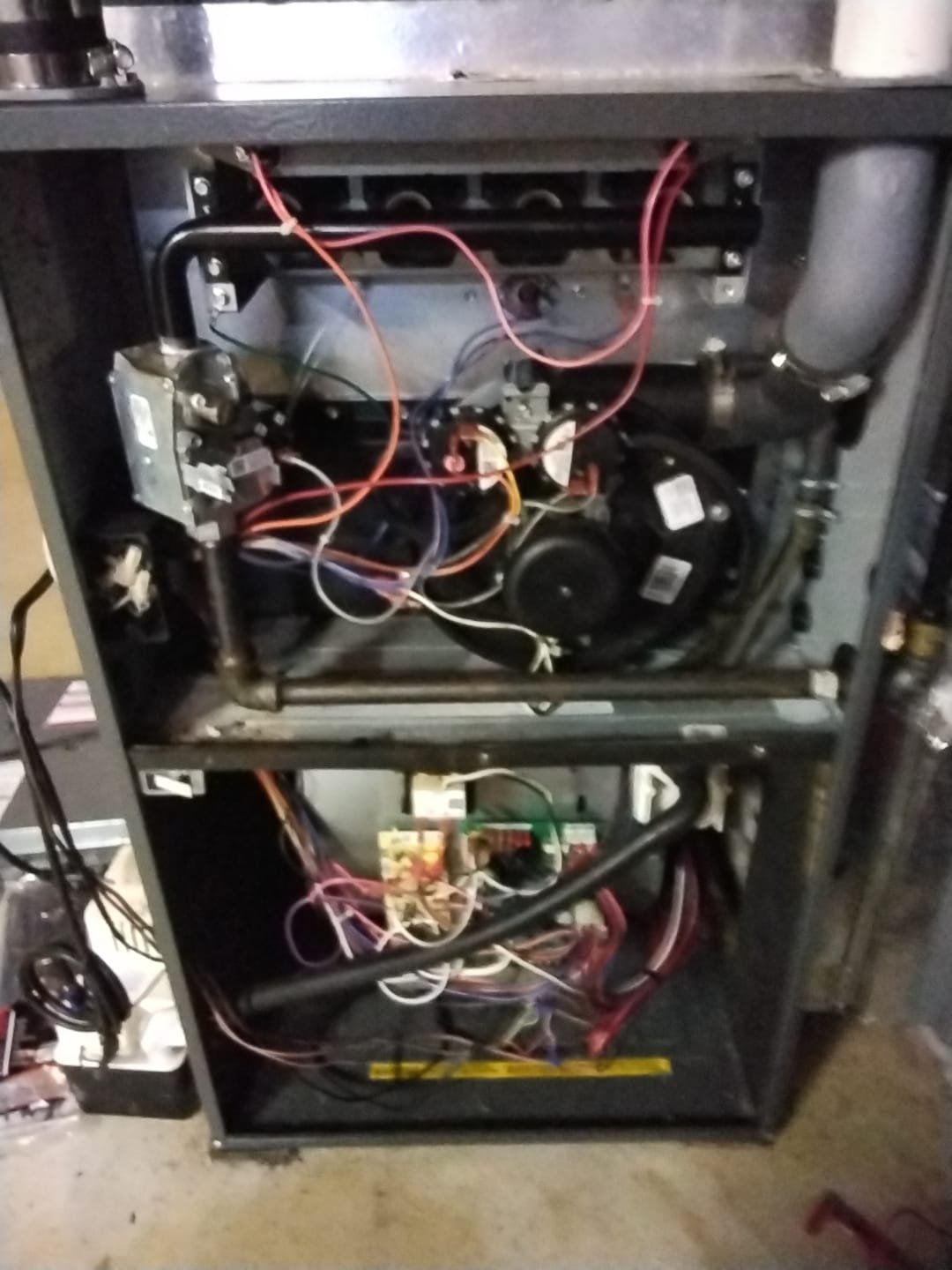 I performed a comprehensive rejuvenation on an AC system, ensuring it was thoroughly cleaned and tested for optimal efficiency. During the service, a failed heat exchanger within the furnace was identified, which is covered under the manufacturer's warranty. I informed the customers and shut off the gas supply to the furnace. After the necessary materials arrived, I replaced the heat exchanger and conducted a detailed check using a combustion analyzer. Additionally, I performed a complete house CO sweep with the combustion analyzer, confirming everything was running normally. Finally, I verified both the heating and cooling operations before leaving the site.