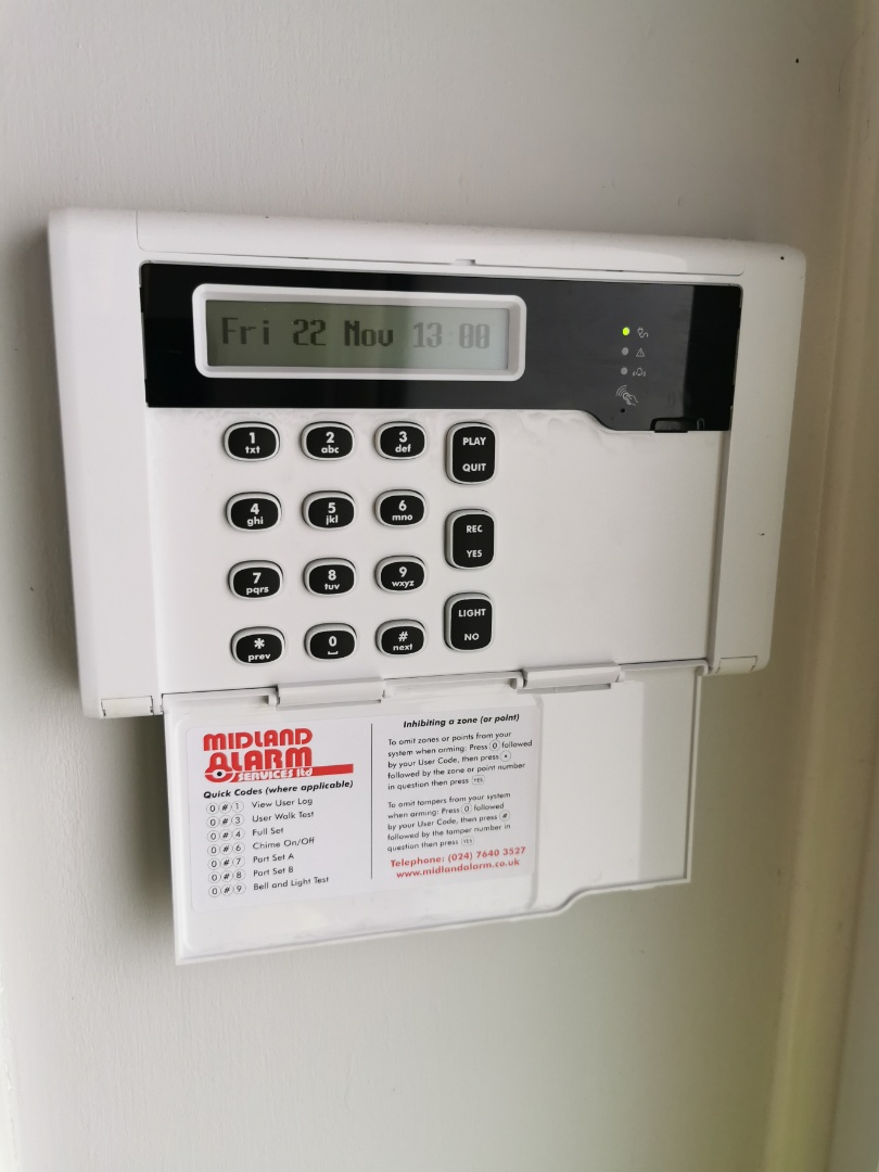 Midland Alarm Services Burglar Alarms & Home Security Installation