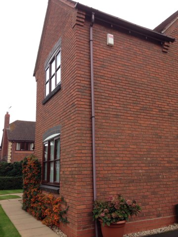 Service to alarm system fitted 13 years ago for David Payne Homes in Wyre Piddle