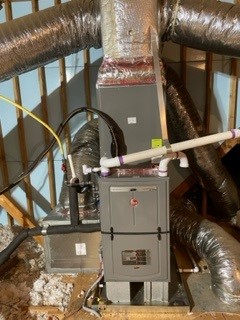 Rheem Installation. HVAC Upgrade