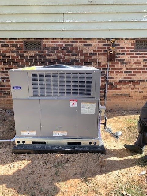 Carrier Unit Install, Carrier Gaspack Installation