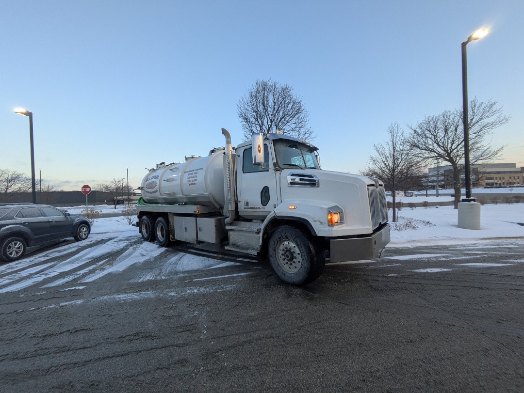 pump and clean outside grease trap 
