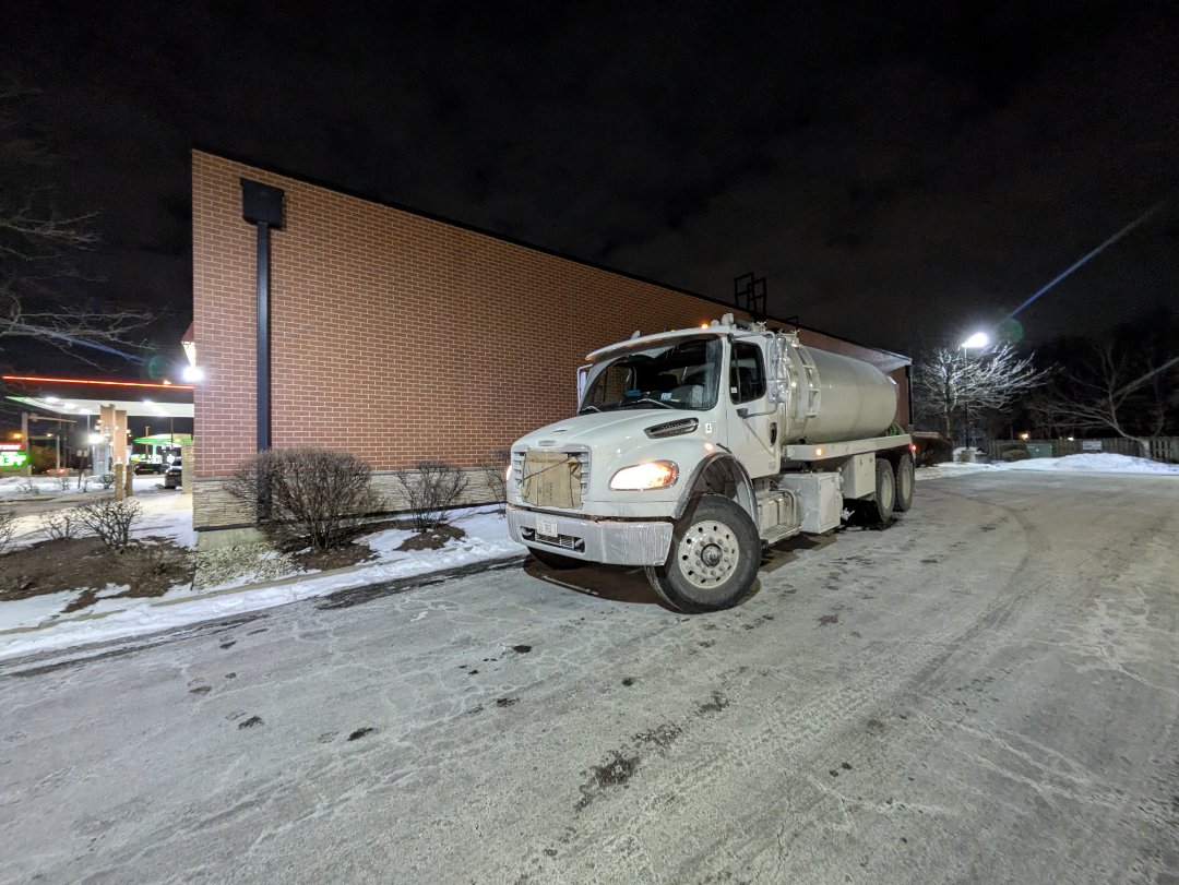 pump and clean inside grease trap 