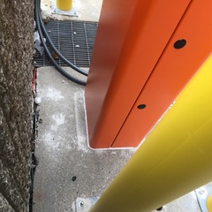 Service Call: Commercial Barrier Arm
Issue: The base of the barrier arm is coming apart.
Work completed: Technician found that someone had hit the bottom of the gate closer and popped out holders.  Technician put the door back on properly and silicon the bottom front of the door to keep door in place.