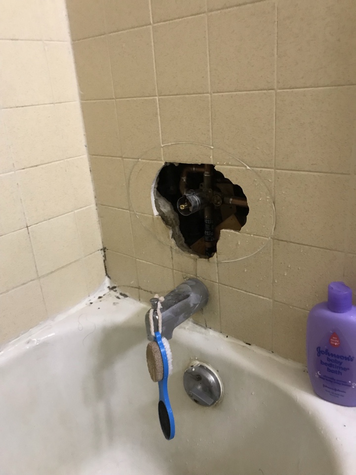 Plumber to restore proper operation of a non functioning Moen shower valve.