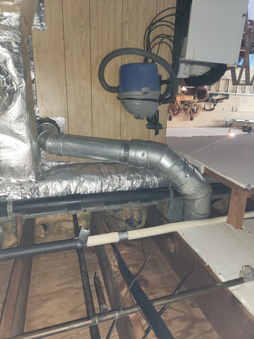 Marietta, GA - Replaced single wall flue vent pipe with double wall vent pipe 