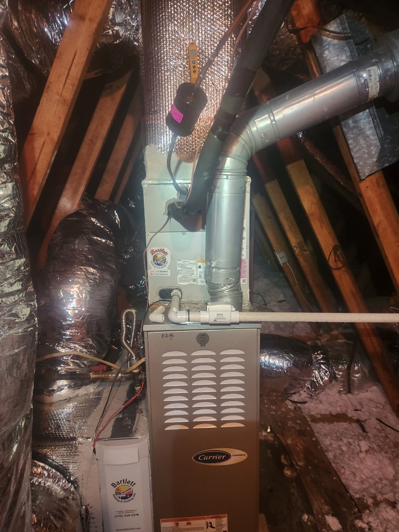 Marietta, GA - Installed new Carrier 16 seer cooling system 