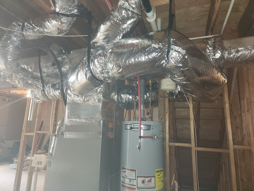 Marietta, GA - Installed new ductwork and Honeywell zone system for basement 