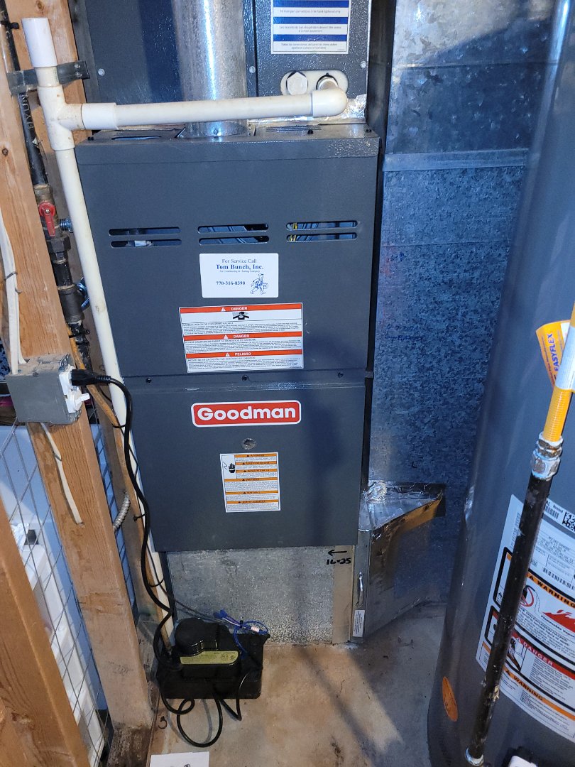 Acworth, GA - Performed Heat Maintenance on a Goodman and a Ruud Fuenace. Acworth