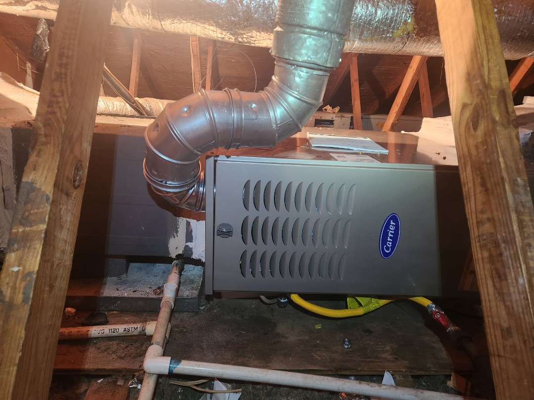 Marietta, GA - Installed new Carrier gas furnace 