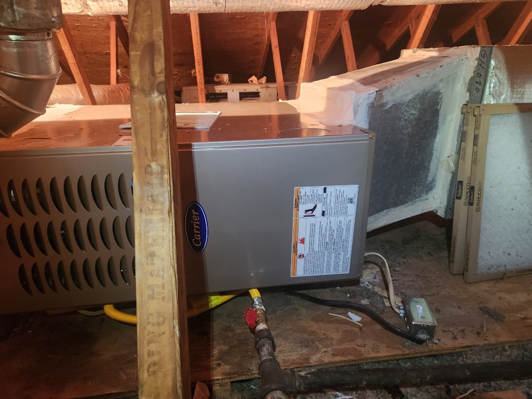 Marietta, GA - Installed new Carrier gas furnace 