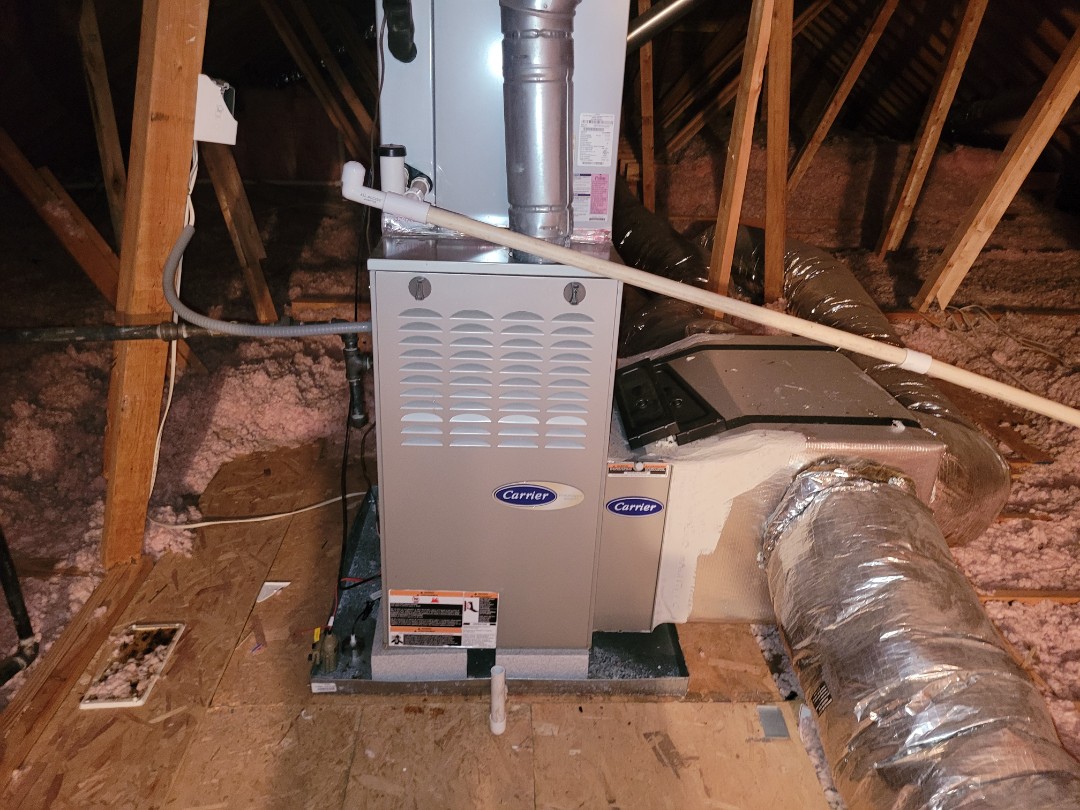 Acworth, GA - Performed Heat Maintenance on 2 Carrier Furnaces and 1 Carrier HP. Acworth