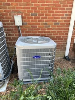 Smyrna, GA - Installed new Carrier 16 seer condenser with Carrier 2stage variable speed gas furnace Ecobee Wifi Thermostat and Aprilaire media filter 