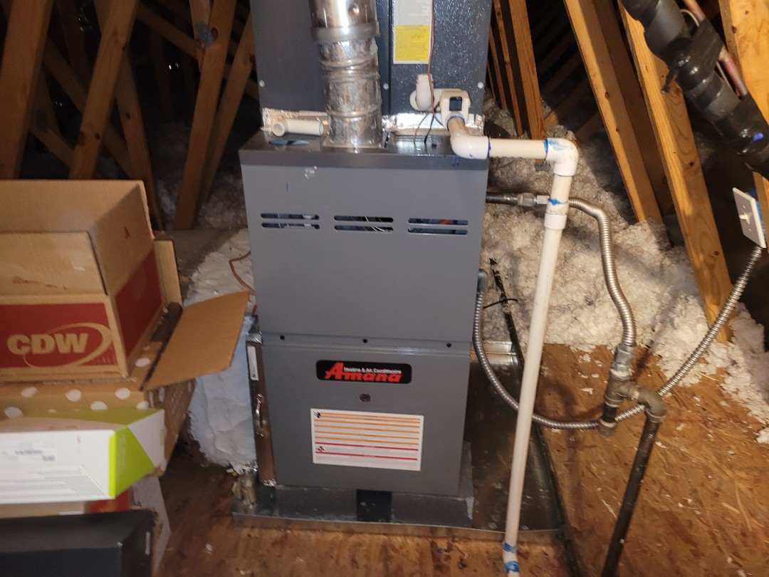 Smyrna, GA - Performed Heat Maintenance on 2 Amana Furnaces with 1 zoning. Smyrna 