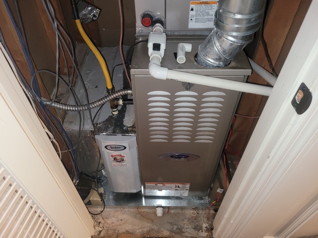 Marietta, GA - Performed Heat Maintenance on 2 High Efficiency Carrier Infinity Furnaces.  Marietta 