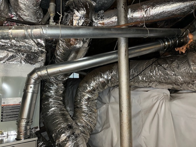Atlanta, GA - Installed new Carrier 2stage variable speed gas furnace Ecobee Wifi Thermostat and Aprilaire media filter 