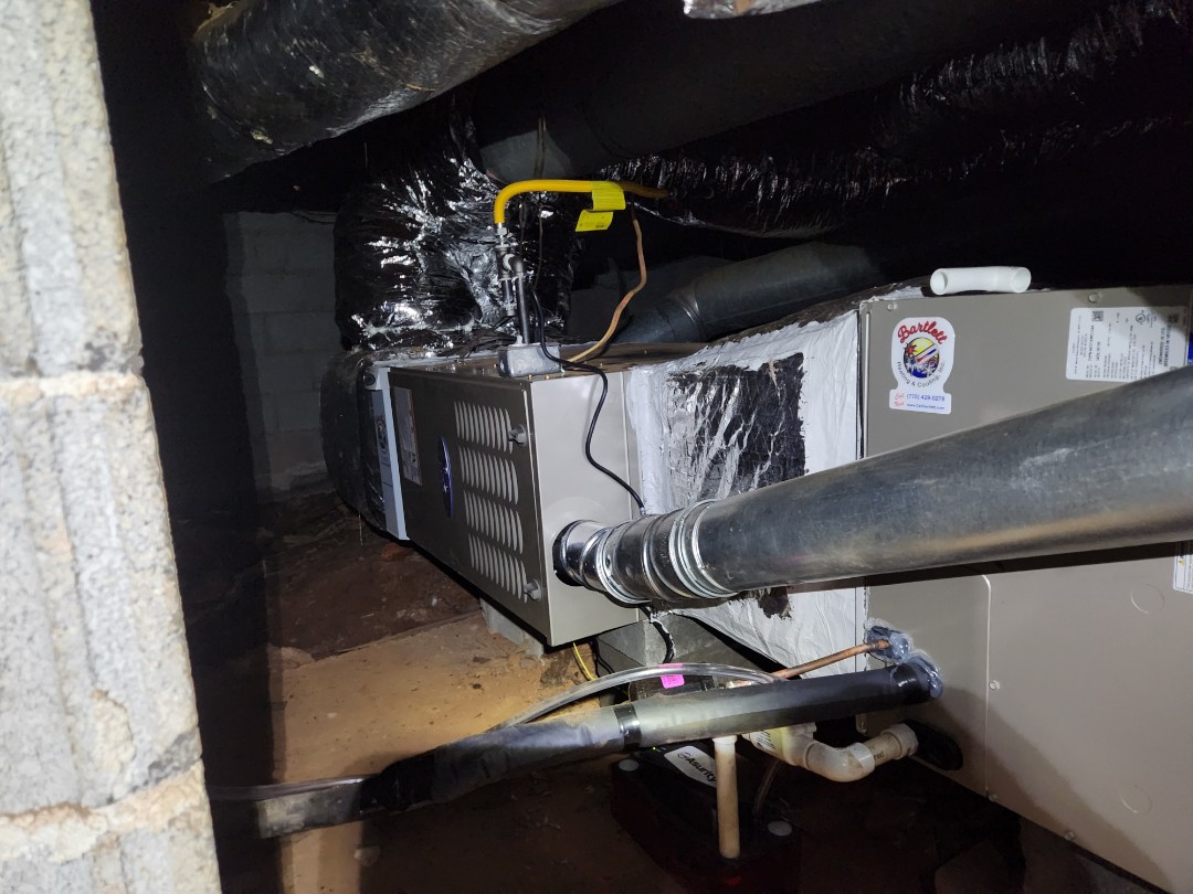 Marietta, GA - Installed new Carrier High Efficiency HVAC system with Ecobee Wifi Thermostat 