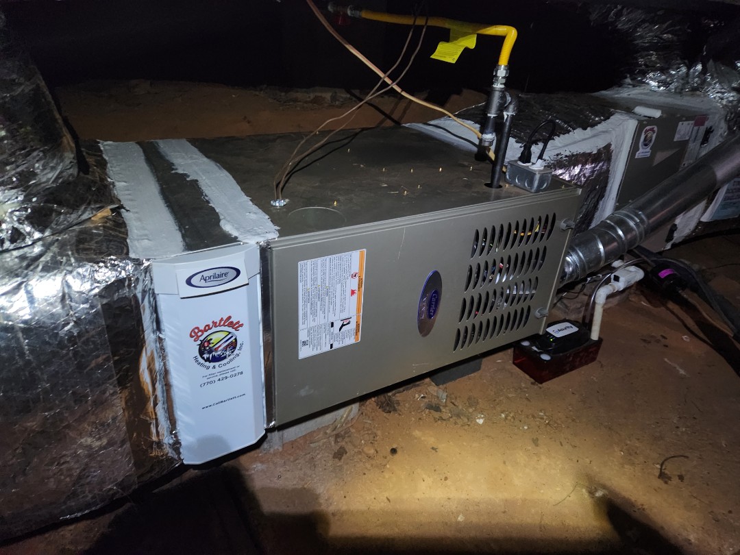 Marietta, GA - Installed new Carrier High Efficiency HVAC system with Ecobee Wifi Thermostat 