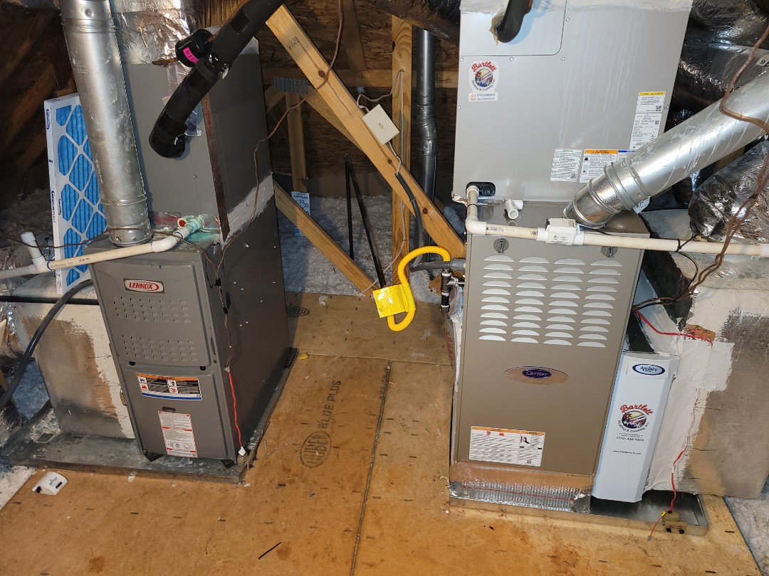 Acworth, GA - Performed AC Maintenance on a High Efficiency Carrier Infinity Condensing Unit  and a Lennox Condensing Unit.  Acworth