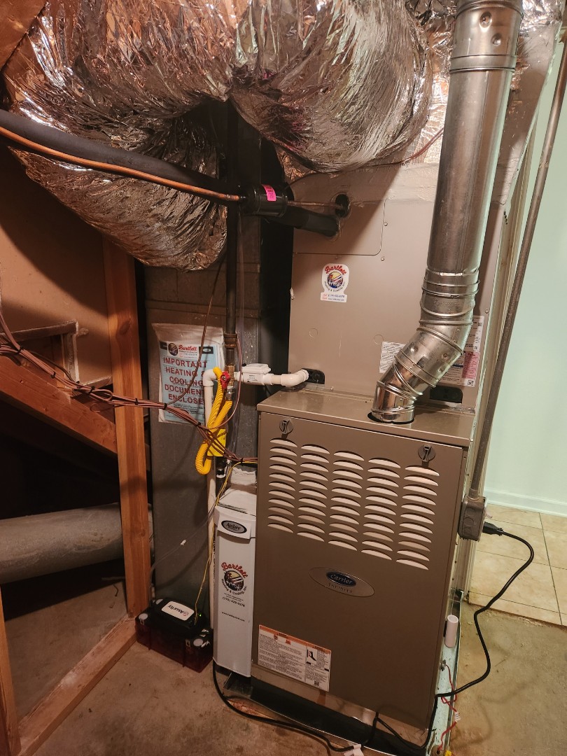 Marietta, GA - Installed new High Efficiency system with Honeywell zone system Ecobee Wifi Thermostats and Aprilaire media filter 