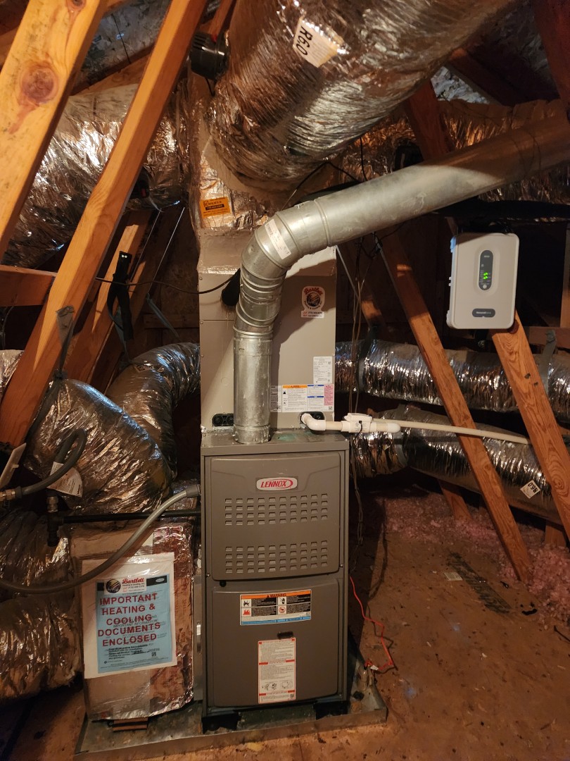 Marietta, GA - Installed new Carrier High Efficiency cooling system with Honeywell zone system 
