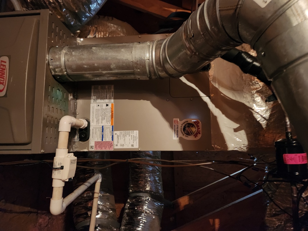 Marietta, GA - Installed new Carrier High Efficiency cooling system with Honeywell zone system 